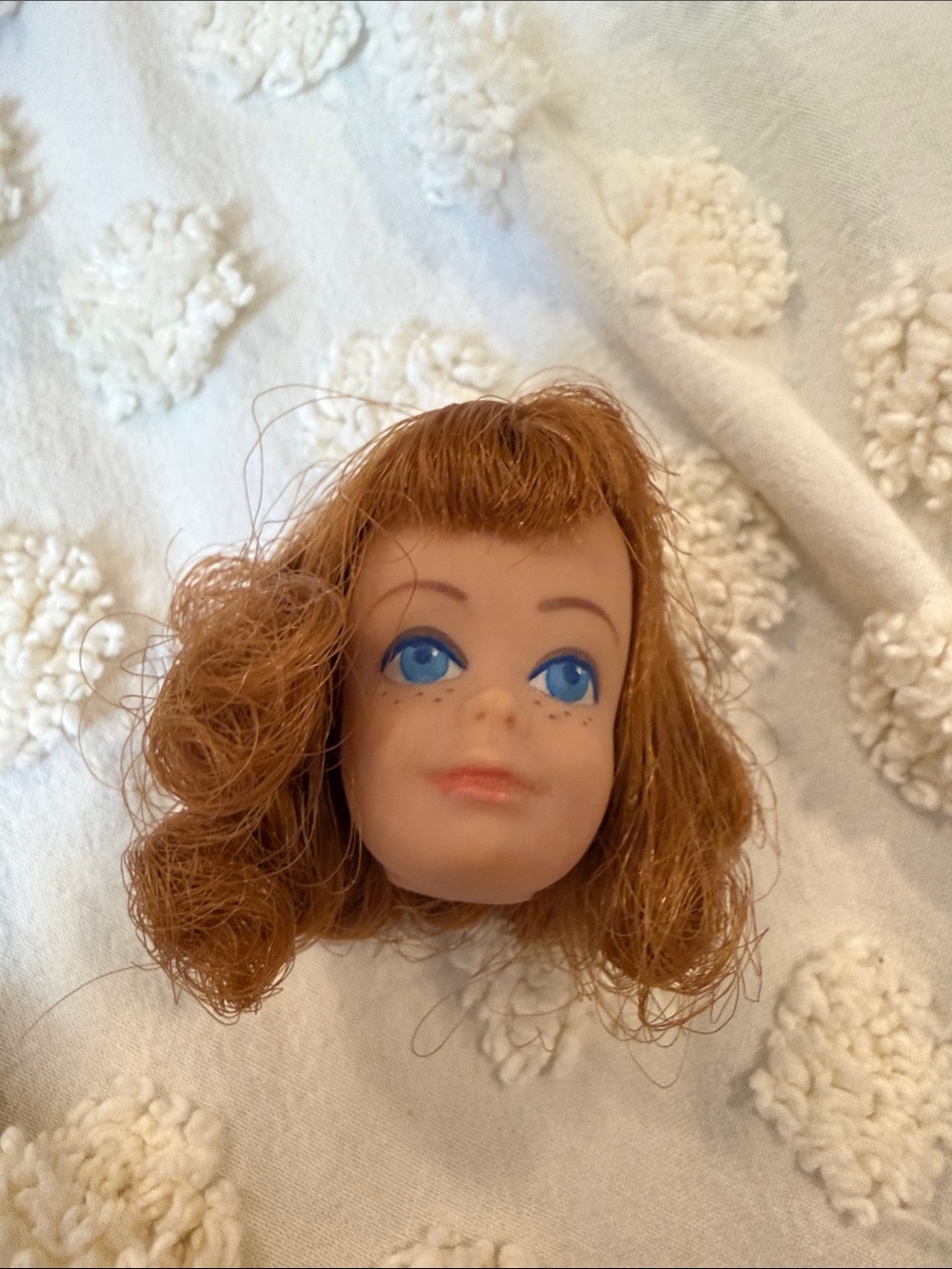 Mattel Doll Head with red Hair and Blue Eyes Midge 1960’s
